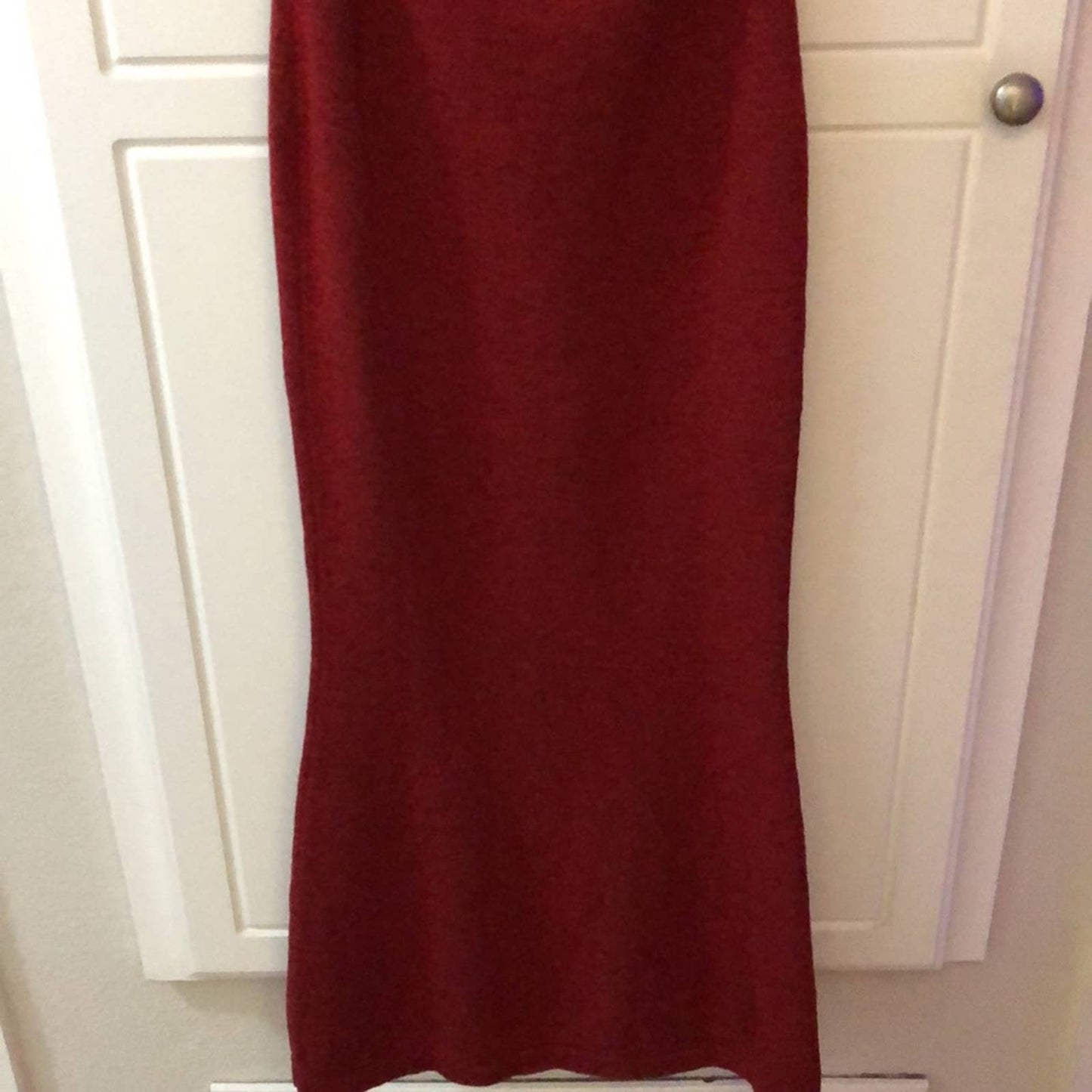 NEW Cult Gaia Serita Knit Dress in Begonia Red Midi Maxi Medium M