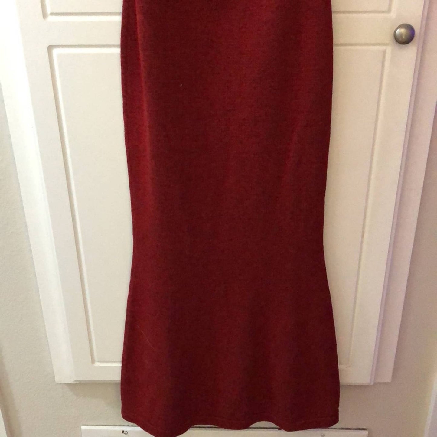 NEW Cult Gaia Serita Knit Dress in Begonia Red Midi Maxi Medium M