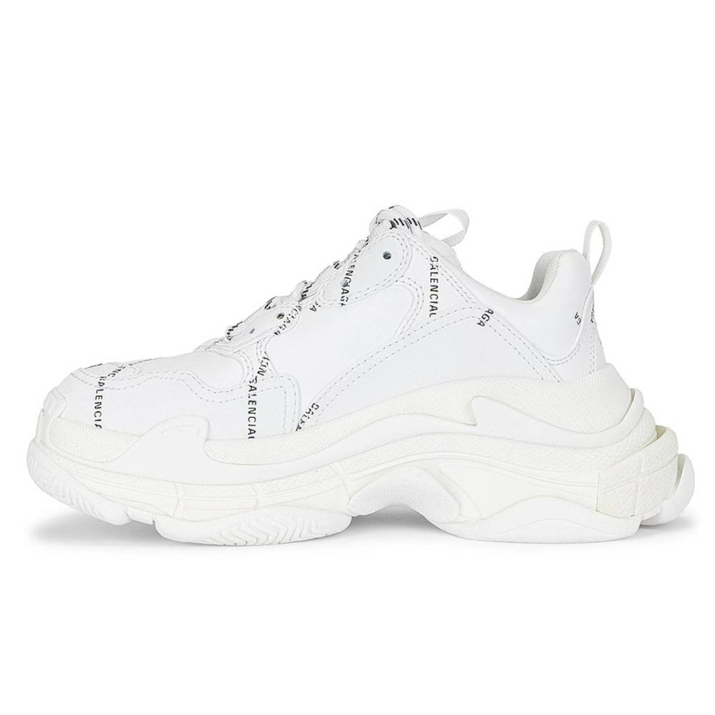 Balenciaga Triple S Sneakers in White & Black - Chunky Platform - 38 / 8