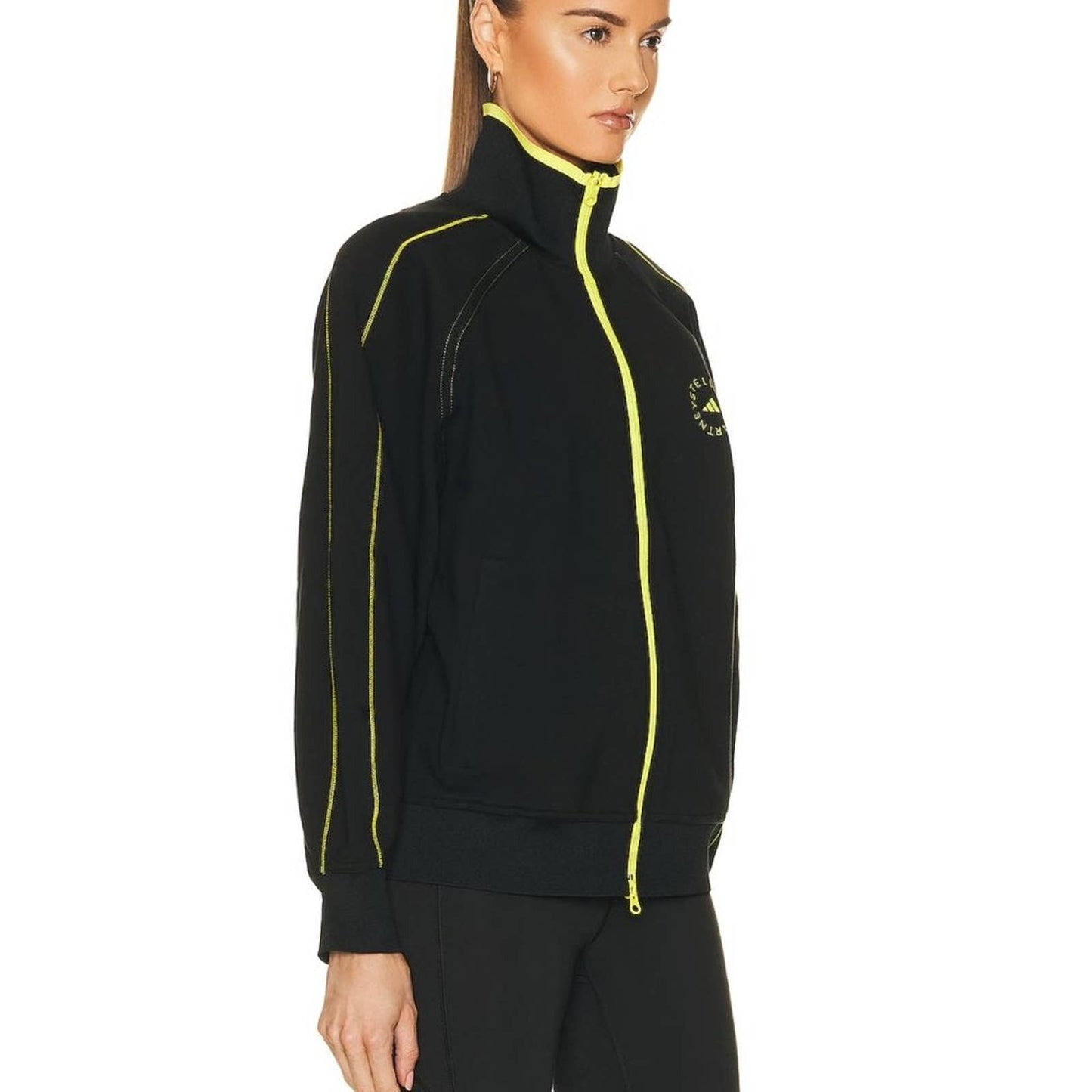 NEW adidas by Stella McCartney Sportswear Track Top Jacket in Black Small S