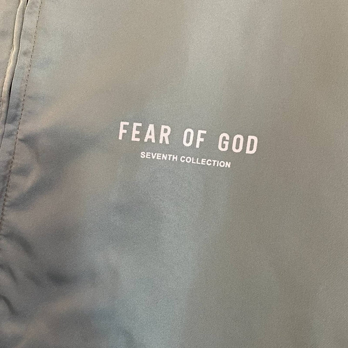 NEW Fear of God Souvenir Jacket Green Iridescent Army Medium Seventh Collection