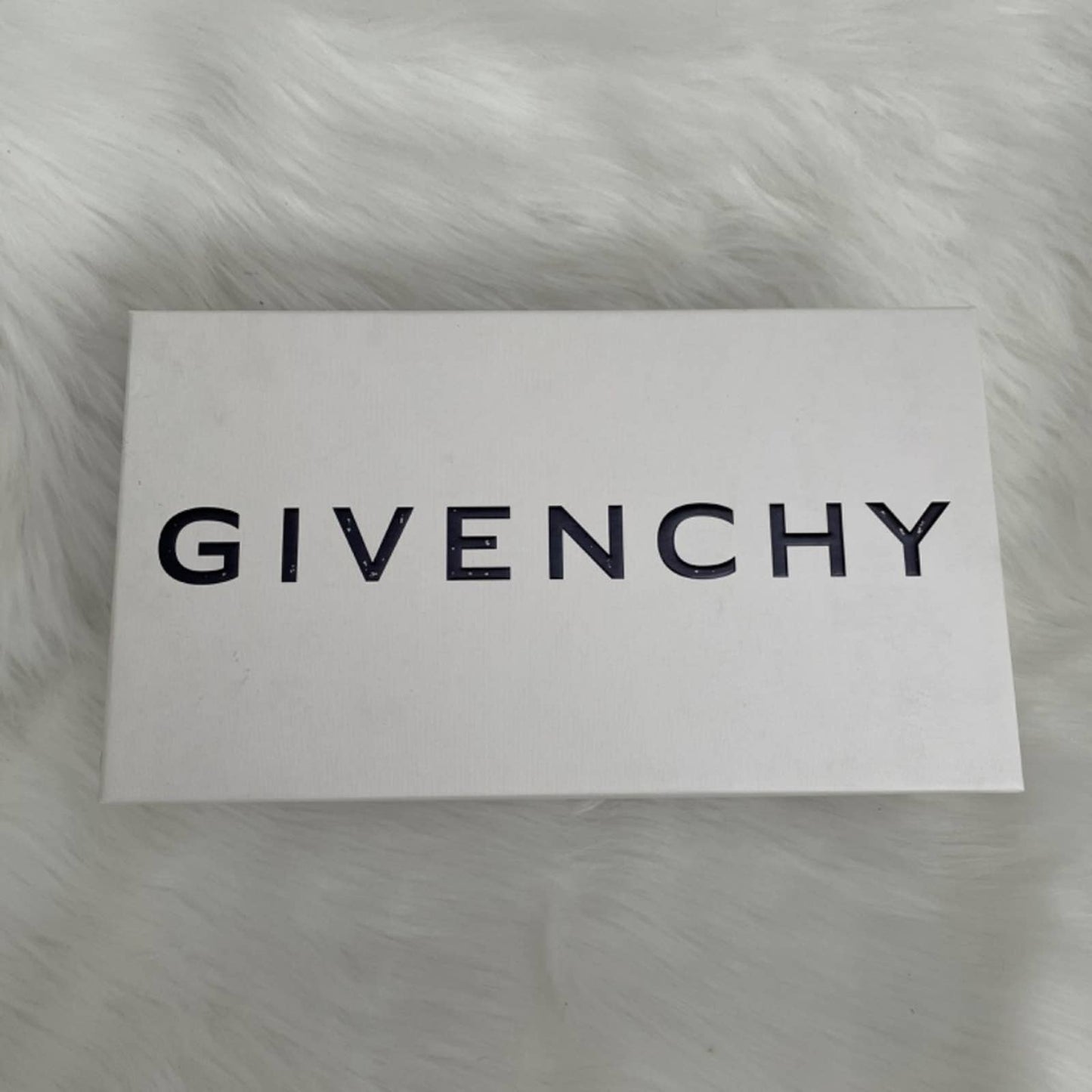 NEW Givenchy 4G Flat Mule Sandals in White & Blue Logo Slides Slide 39.5 / 9.5