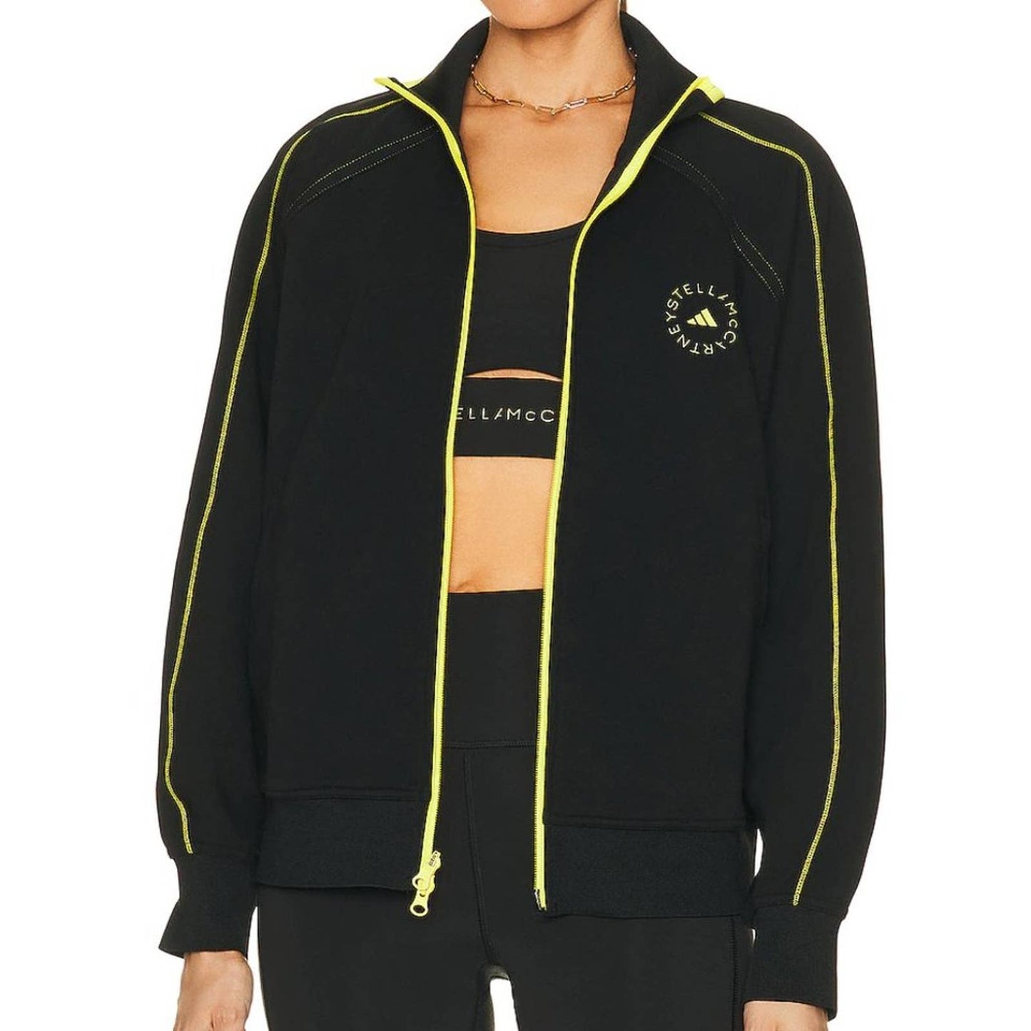 NEW adidas by Stella McCartney Sportswear Track Top Jacket in Black Small S