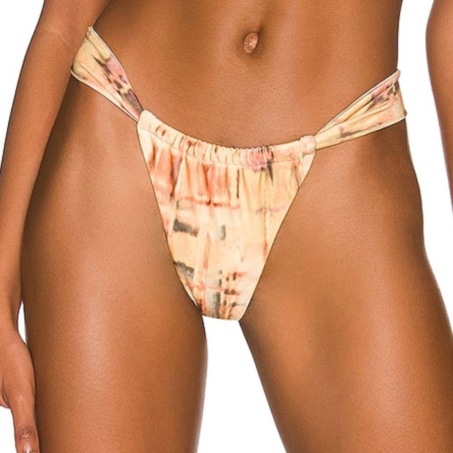 NEW Cult Gaia Manon Bikini Bottom in Summer Haze Yellow Brazilian Small S