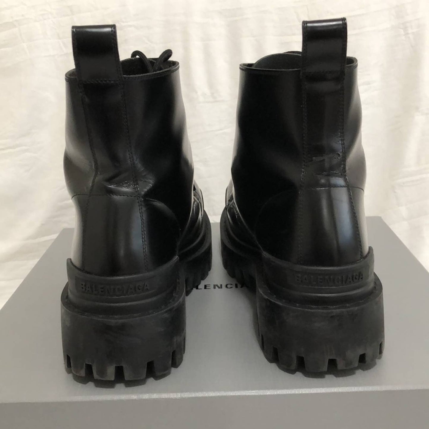 Balenciaga Strike Bootie in Black - Men's Combat Short Boot - 44 / 10