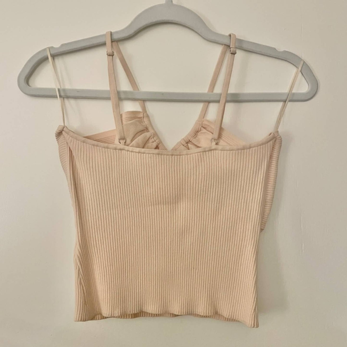 NEW A.L.C. Ana Halter Top Tank Cami in Macadamia Cream Off White Small S ALC