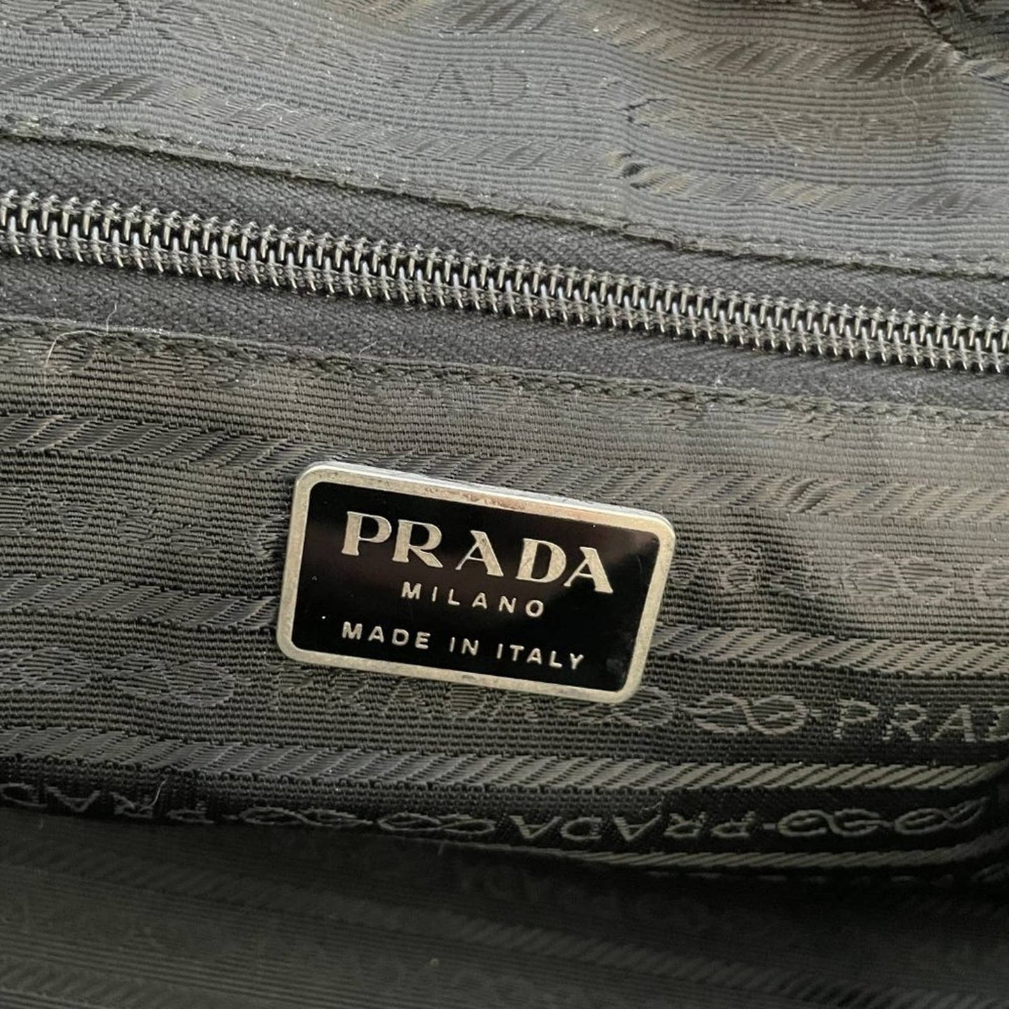 PRADA Vela Shoulder Bag in Black Tessuto Nylon Re-Nylon Sporty Bowling Y2K